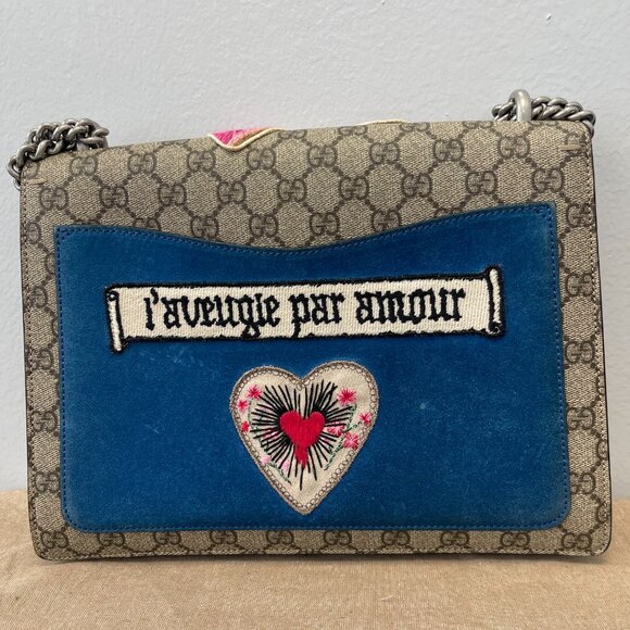 Gucci Dionysus Medium Embroidered & Applique GG Canvas Shoulder Bag - Preowned - Picture 2 of 16